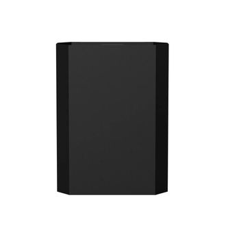 Nichba Design Papiereimer f&uuml;r die Wand, 48 L, schwarz