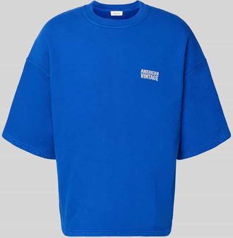 American Vintage American Vintage T-Shirt mit Logo Modell PLIZZY in Royal, Gr&ouml;&szlig;e M/L