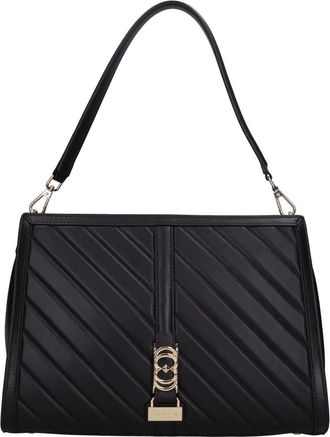 La Carrie Plumar Big Bag - Dames - Schoudertassen - Zwart - ONE Size - Leer - Tassen