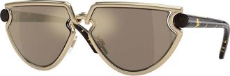Burberry BE3152 11095A Womens Sunglasses Gold Size 61