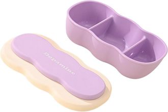 OEM Fiambrera Bentos De Gran Capacidad - Morada Y Blanca