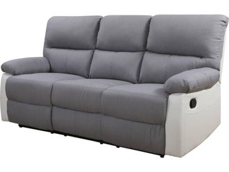 Habitat & Jardin Sof&aacute; blanco 197 x 89 x 103 cm