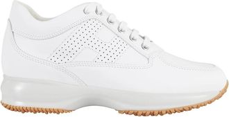 Hogan Interactive Stylish Forata Sneakers - Dames - Sneakers - Wit - 38 EU - Leer - Schoenen
