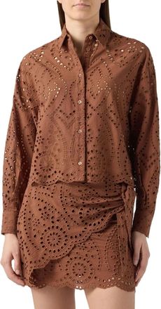 MC2 Saint Barth Intricate Eyelet Embroidery Two-Piece Set