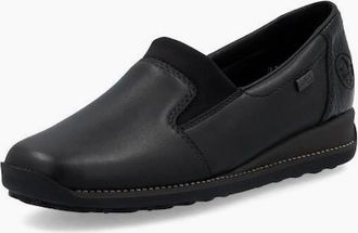 Rieker Womens Rieker Shoes 44291-00 black slip on waterproof shoe - Size: 5