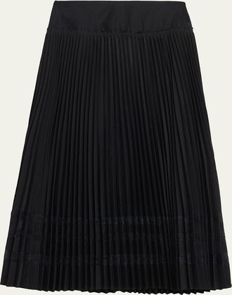 3.1 Phillip Lim Pleated A-Line Midi Skirt