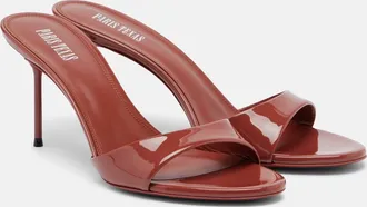 PARIS TEXAS Lidia patent leather mules