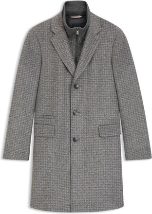 BOSS Slim-fit coat with detachable inner