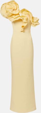 Rebecca Vallance Abito lungo monospalla Lulu in crêpe