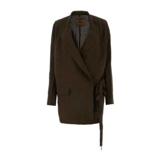 Uma Wang Blazers, female, Brown, Size: M Khloe Blazer