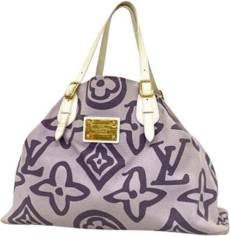 Louis Vuitton Pre-owned Tote Bags, female, Purple, Size: ONE SIZE Pre-owned Vintage Tote Bag