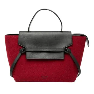 Celine Pre-owned Handbags, female, Red, Size: ONE SIZE Pre-owned Mini Belt Bag