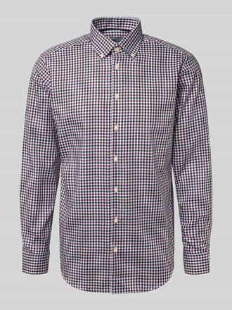 Christian Berg Regular Fit Business Hemd aus Baumwolle in Rot, Größe 39/40