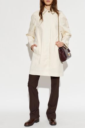Burberry Tickhill Coat, Womens, Cream