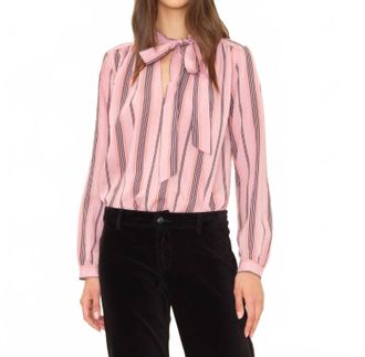 Xirena Sabina Tie-Front Top In Blush