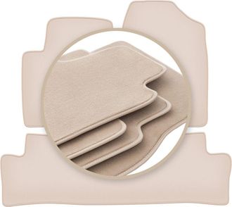 OEM Alfombrillas Premium Beige Para: Hyundai I10 Ii Hatchback 2013