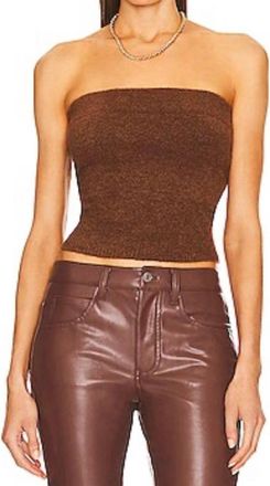 Vince Strapless Wool And Alpaca Blend Top