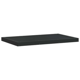 vidaXL Plato De Base De Ducha Negro 101 X 63 X 5,5 Cm Wpc Vidaxl