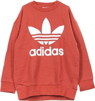 adidas Tref Over Crew Sweatshirt - Heren - Sportshirts - Oranje - XS - Fitness