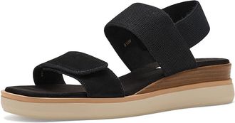 Vaneli Huda Womens Wedge Shoes Black Nabuk : 7.5 N (AA), Leather