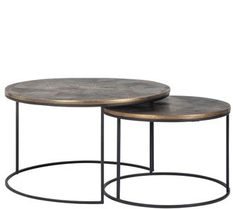 Richmond Interiors Design Couchtisch Set Tulum