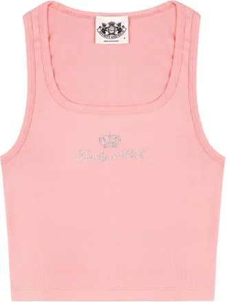 Juicy Couture Crown Top - Dames - Tops zonder mouwen - Roze - S - Tops