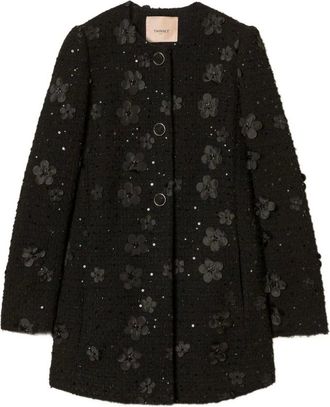 Twinset Mujer, Abrigos, Negro, Talla: M