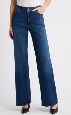 Frame Denim Long Le Slim Palazzo High Waist Wide Leg Jeans in Keepsake at Nordstrom Rack, Size 24