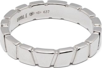 Loyal.e Paris Anello Ring Ride & Love in oro bianco 18kt - Argento