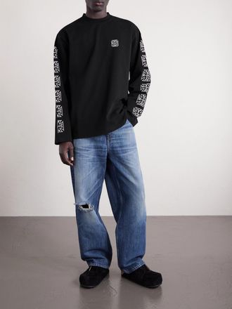 VETEMENTS Logo-Print Cotton-Jersey T-Shirt