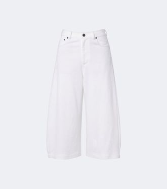 Brunello Cucinelli Cotton and linen culottes