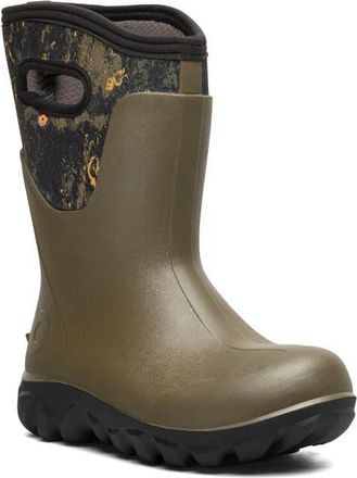 Bogs Classic Seamless Tall Rain Boot in Olive Multi at Nordstrom, Size 11
