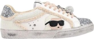 Karl Lagerfeld Skool Ikonic Peep Lined - Shoes - Mujer - Blanco - 39 EU