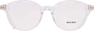 Miu Miu Demo Oval Ladies Eyeglasses MU 02WVF 15Z1O1 50