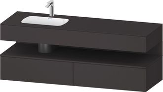 Duravit Duravit - Qatego Lavabo Encastr&eacute; Avec Meuble Sous-lavabo En