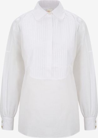 The Label Edition Hemd aus Popeline mit Biesenlatz Gatsby