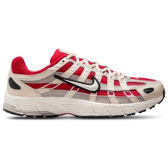 Nike Womens P-6000 - Running Shoes Soft Pearl/University Red/Black Size 10.0