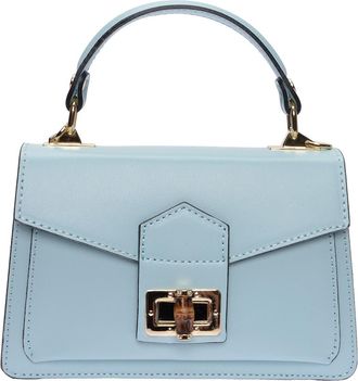 Roberta M Turquoise Rundleer Tas