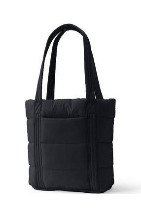 Lands End Wanderweight Ultralight Packable Tote Bag in Black at Nordstrom