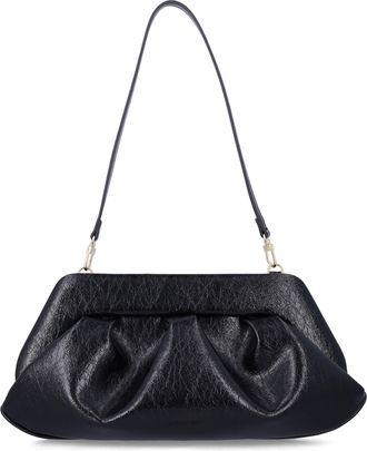 Themoir&egrave; Bios Baguette Ruched Leather Baguette Bag