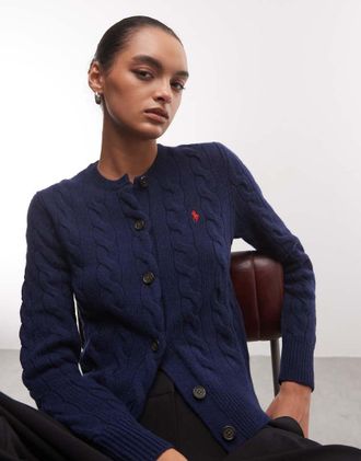 Polo Ralph Lauren cardigan blu navy