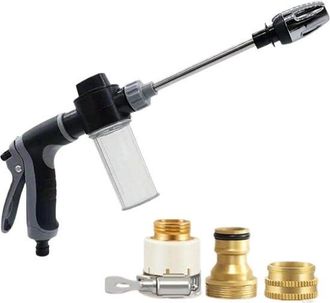 OEM Hidrolimpiadora De Alta Presi&oacute;n - M&aacute;quina De Limpieza - Limpieza Exterior - Presi&oacute;n Regulable - 34 Cm - Gris