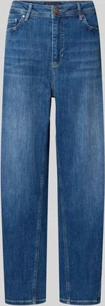 Raffaello Rossi Raffaello Rossi Jeans in 7/8-L&auml;nge im Used-Look Modell HANNI in Blau, Gr&ouml;&szlig;e 32