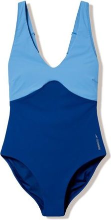 Speedo Sculpture Butterfly Back Swimsuit Badeanzug f&uuml;r Damen | blau
