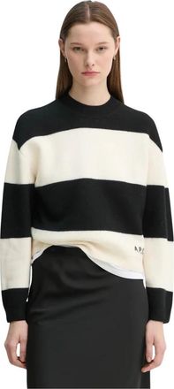 A.P.C. Penny Jumper - Dames - Ronde hals truien - Veelkleurig - M - Wol - Truien & Vesten