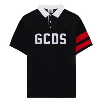 GCDS Hombre, Camisetas, Negro, Talla: 2XL