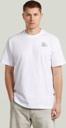 G-Star Regular Tee Graphic 008 - Wit - Heren