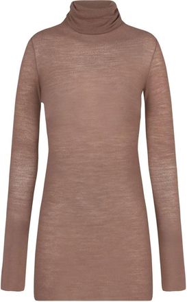 Cortana Jenna- top in maagdelijke wol dune- - Dames - Coltruien - Beige - S - Wol - Truien & Vesten
