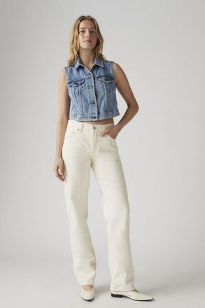 Levi's Vaqueros 501 90S - Mujer - 24X30 - Blanco / Ecru Booper No Damage