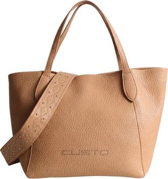 Custo Barcelona Handbag - Dames - Shoppers - Beige - ONE Size - Leer - Tassen